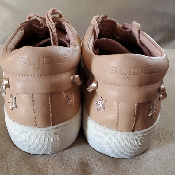 Women's Tan Sneakers with Star Accents 10 - Picture 3 of 8